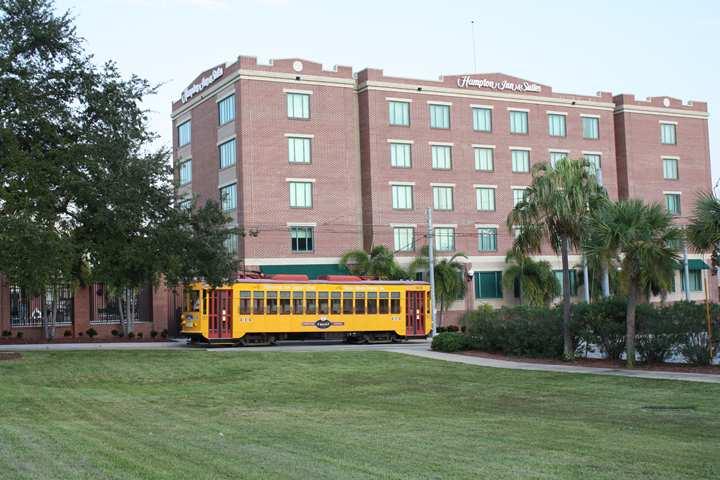 Hampton Inn & Suites Tampa Ybor City Downtown Exterior foto